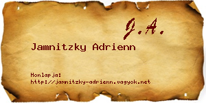Jamnitzky Adrienn névjegykártya