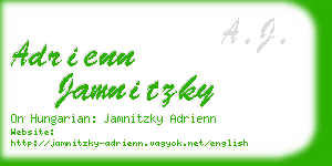 adrienn jamnitzky business card